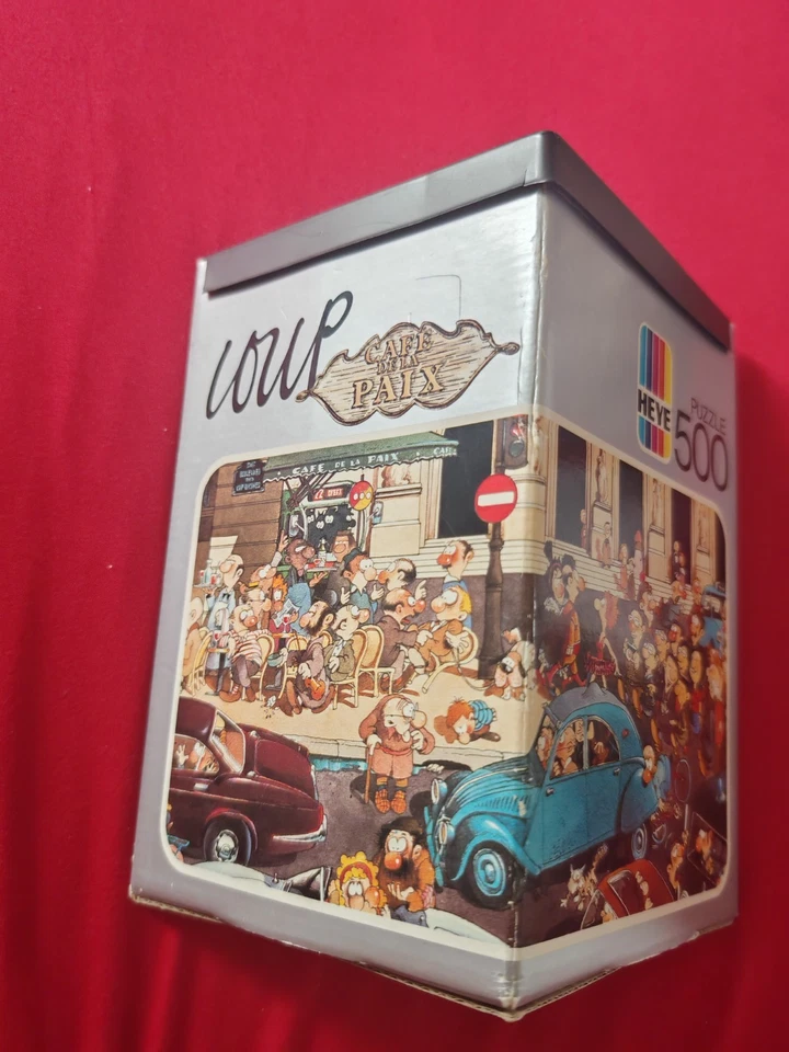 Heye Puzzle Loup "Café de la Paix", 8352, 500 Pieces, Complete + Poster, Rare - Image 3 of 4
