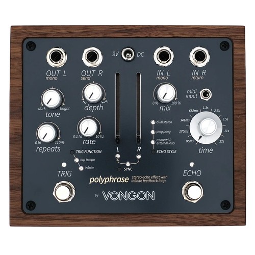 Vongon Polyphrase Stereo Delay Pedal