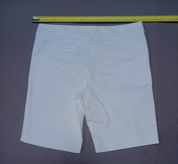 Women Banana Republic Shorts White Cotton 36 / S /
