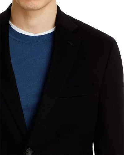 $798 Bloomingdale's Regular Fit Cashmere Blazer Black 48R ejl1125b - Picture 2 of 4