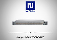 Juniper QFX5200 QFX5200-32C-AFO 32 Port 32x100 Gigabit QSFP28 Switch