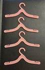 Vintage Barbie Clothes Hangers Pink Lot of 4