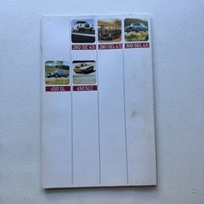 Vintage 1972 Mercedes Benz Of North America Dealer Sales Catalog