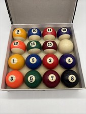 Vintage Billiards Pool Ball Set