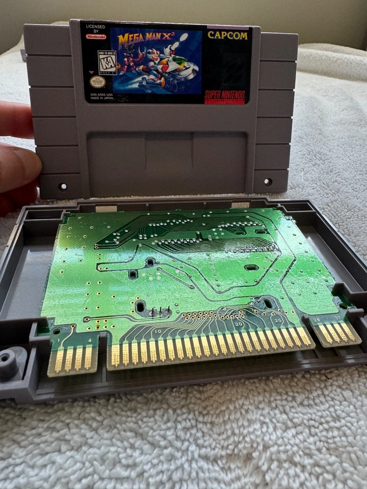 Mega Man X2 (SNES, 1994) AUTHENTIC Cartridge (US NTSC) - Cleaned & Tested - Image 4 of 4