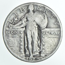 1929 (P) Standing Liberty Quarter AC Average Circ (1 coin)