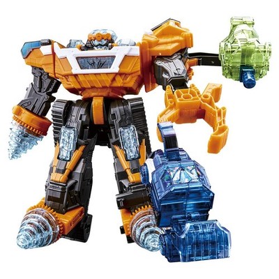 Power Rangers Kiramager DX Gigant Driller Mashin Armor Set