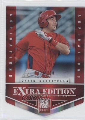 2012 Elite Extra Edition Aspirations Die-Cut 34/200 Chris Serritella #53 0a1