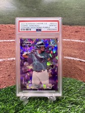 2023 Bowman Chrome S/E Gabriel Gonzalez Purple Sapphire Selections /25, PSA 10