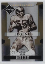 2008 Leaf Limited Legend Spotlight Gold 26/49 Tom Fears #187 HOF nd3