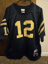 Adidas True School Roger Staubach Navy Midshipmen Jersey #12 L 48 Good Stitched