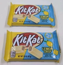 Kit Kat Lemon Crisp Wafers Lemon Creme Spring Limited Edition BB 12/2025 2-Pack
