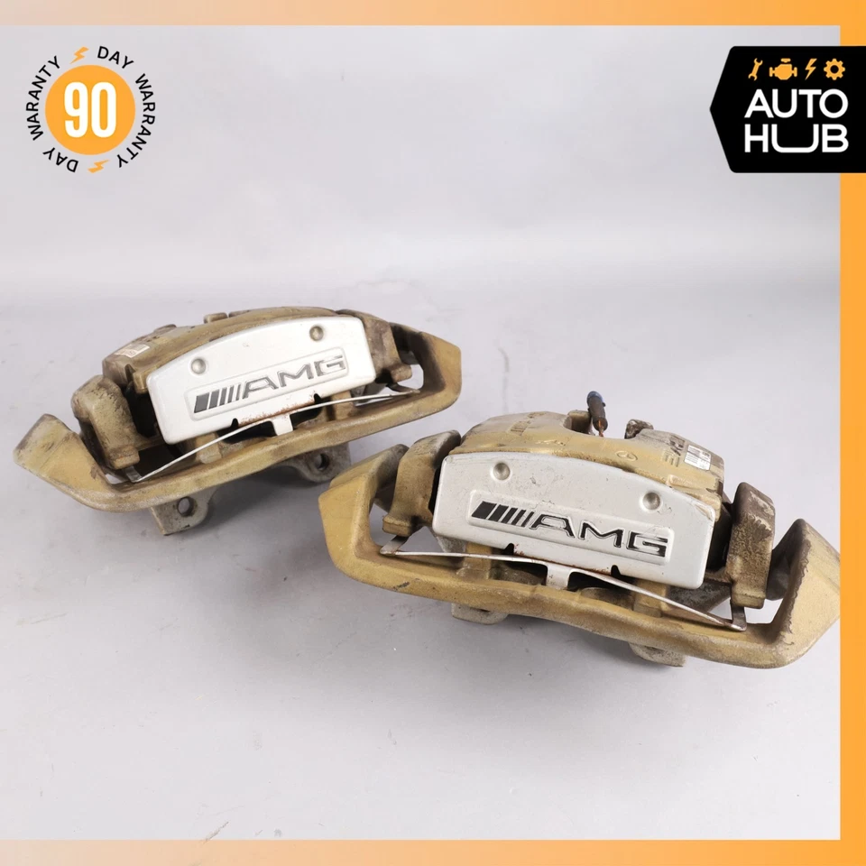 07-11 梅赛德斯 W164 ML63 R63 AMG M156 后制动卡钳卡钳 2 件套原始设备制造商 — 第 2/4 张图片