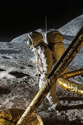 Astronaut Eugene A. Cernan D Moonwalk  Apollo17 8.5x11PHOTO Paper Luste