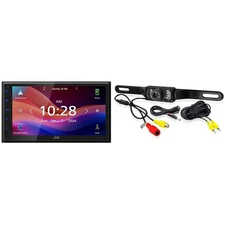 JVC KW-M590BT Digital Media Receiver Featuring 6.8" Capacitive Touch Monitor,...