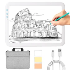 Wireless A3 LED Light Box with Carry Bag, High Capacity 3500mAh Lithium Batte...