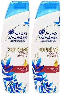 2x Head & Shoulders Anti-Schuppen Shampoo Supreme COLOR PROTECT 250ml Argan-Öl