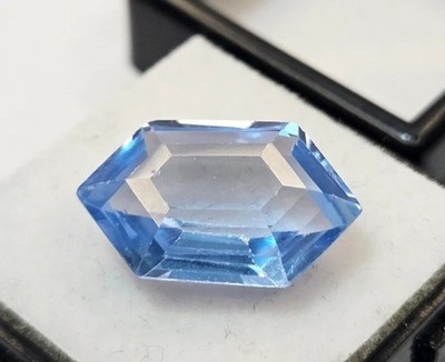 Stunning Blue Fancy Cut 9-10 Ct Aquamarine EGL Certified Loose Gemstone