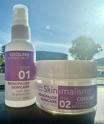  Skinimalism  2-Step Menopause Skincare: Cooling Mist & Overnight Gel