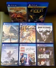 PS4 Game Lot Horizon Zero Dawn LEGO Harry Potter Assassin's Creed Dragon Ball Z