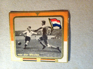 Altes Fußball Bild mit VAN DER Meulen von Holland vor 1940