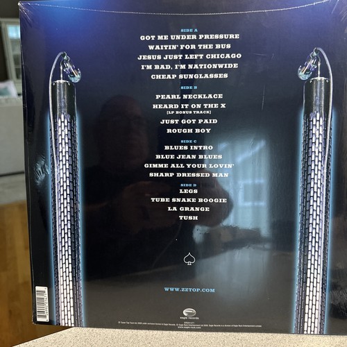 ZZ Top- Live From Texas-Blue Vinyl-Limit Edition- New - Sealed - Picture 3 of 3