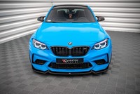 Maxton Design Frontlippe V.2 Passend FüR BMW M2 Competition F87 Schwarz Hochglan