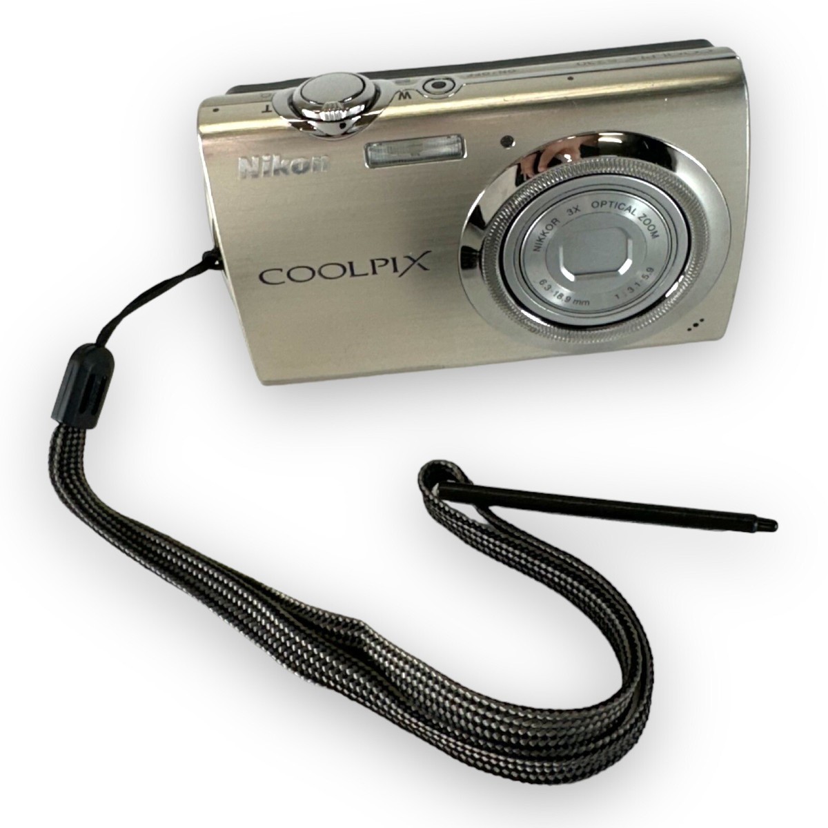 Nikon COOLPIX S230 10.0MP Digital Camera Silver FOR PARTS AS Nikon COOLPIX S230 10.0MP Digital Camera Silver FOR PARTS AS
