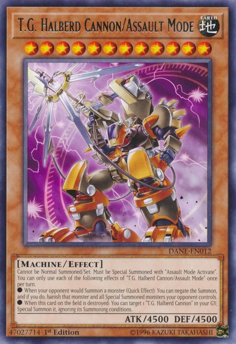 Carta Yu-Gi-Oh! TG Halberd Cannon/Assault Mode - Rara, Edición Ilimitada, Dark Neostorm