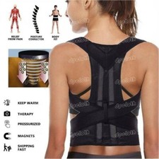 Women Medical Scoliosis Posture Corrector Spine Back Support Shoulder Brace Belt