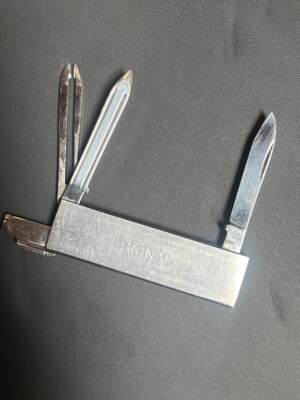 Signal Gas & Oil  Vintage Latama stainless advertising Pocket Knife