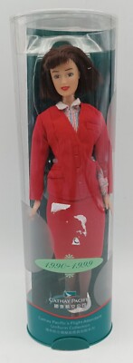 Sammlerpuppe Cathay Pacific Uniform Collection 1990-1999