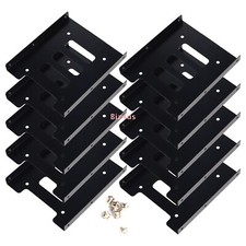10pack 2.5" to 3.5" Bay SSD Metal Hard Drive HDD Mounting Bracket Adapter Tray