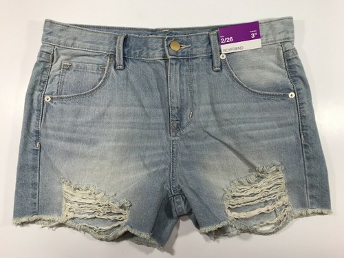 Mossimo BoyFriend Midi Light Wash Denim 