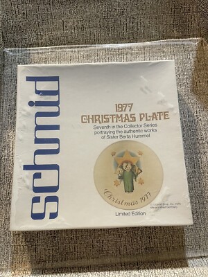 Schmid 1977 Christmas Plate