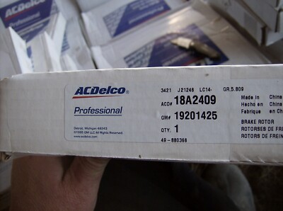 GENUINE GM ACDELCO 19201425 BRAKE ROTOR | eBay 