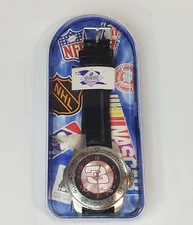 NIB Vintage Sportivi: NASCAR Dale Earnhardt #3 Watch Black Leather Band 