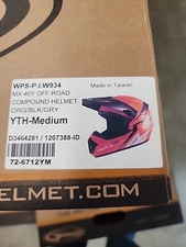 GMax Youth Orange/Black/Gray MX-46Y Compound Helmet D3464281