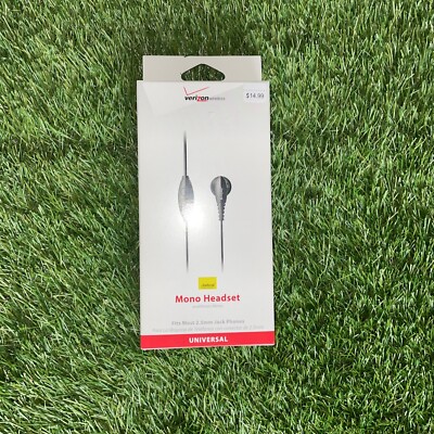 Verizon Jabra Mono Hands Free Headset for Universal Phones 2.5mm - Black