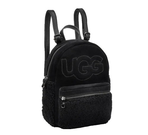 UGG Nordie Shearling & Suede Leather Mini Backpack Tan | eBay display picture 3