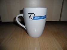 Tasse, Kaffeetasse mit Webeaufschrift "Südkurier"
