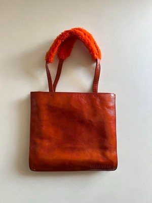AW1999 MIU MIU ENAMEL HAND BAG USED | eBay