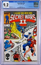 Secret Wars II #4 CGC 9.2 (Oct 1985, Marvel) Al Milgrom Cover, 1st Kurse Cameo