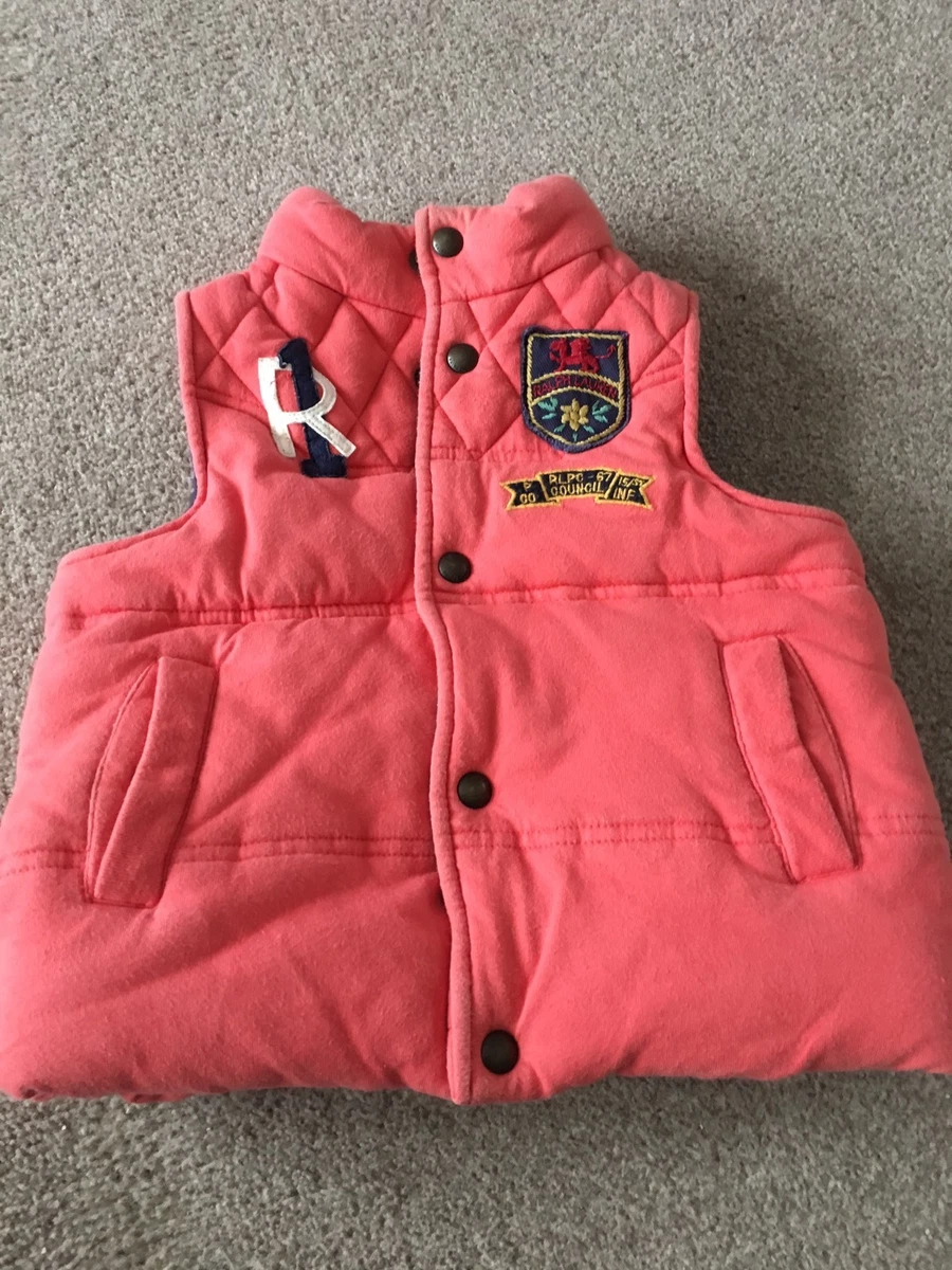 RALPH LAUREN QUILTED GILET S 7 BOYS SUMMER DESIGNER HOLIDAY SMART ...