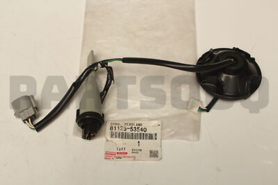 8112553540 Genuine Toyota CORD, HEADLAMP 81125-53540 | eBay