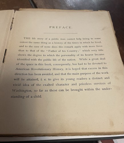 RARE 1893 CopyLife Of George Washington In Word One Syllable Illustrated Antique - Imagen 8 de 15