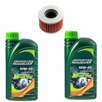 MotoröL Set 10W40 2 Liter ÖLfilter MF111 FüR Honda CB 250 CBX CM 400 CX GL VT