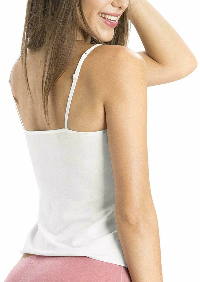 Pack de 3 Camisola Jockey Spaghetti con Correas Ajustables para Mujer y Niñas Foto 4 de 4