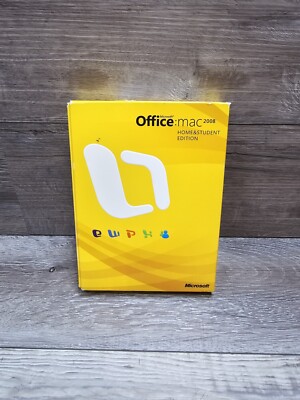 Microsoft Office 2008 Home and Student Edition for Mac (3 Computers ...
