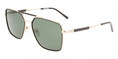 NEU UND ORIGINAL FERRAGAMO SF298S 703 GOLD/SCHWARZ 59/17/145